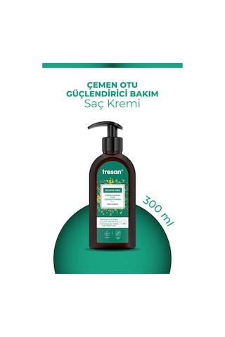 Tresan Çemen Otu Güçlendirici Sülfatsız Bakım Saç Kremi 300 Ml