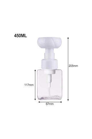 Qfdr 450ml Boş Doldurulabilir El Pompası Şişe Şampuan Konteyner