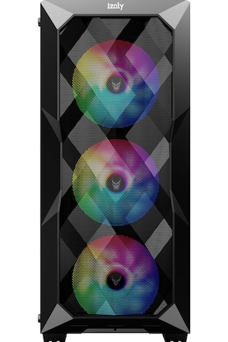İzoly Midgard Fanlı RGB LEDUsb 3.0 500 W Atx Oyuncu Kasası
