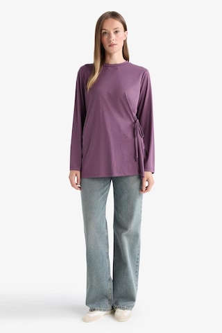Defacto Regular Fit Modal Uzun Kollu Tunik G0305ax25aupr79 Mor