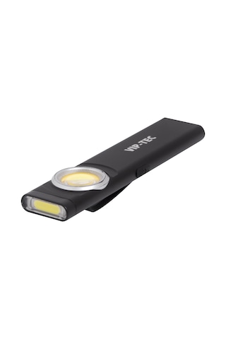 Vıp-tec Vt891210 Slim Şarjlı Cep Feneri 500 Lümen Manyetik Cob Led Type-c Siyah