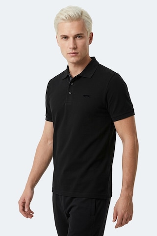 Slazenger Zodıacs Erkek Polo Yaka Siyah Tişört