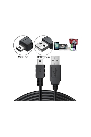 Pro Hero 1 / 2 / 3 / 4 Kamera Usb Şarj Data Kablo 1 Metre