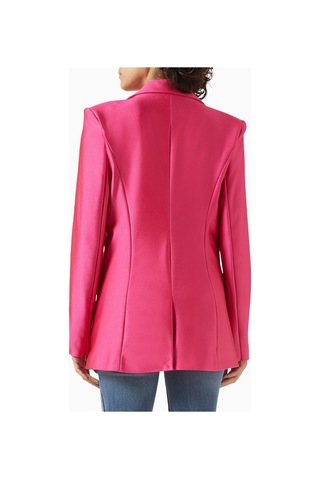 Good American Sculpted Blazer, Şık, Figür Düzeltici - Üks Kadın Ceket Pembe