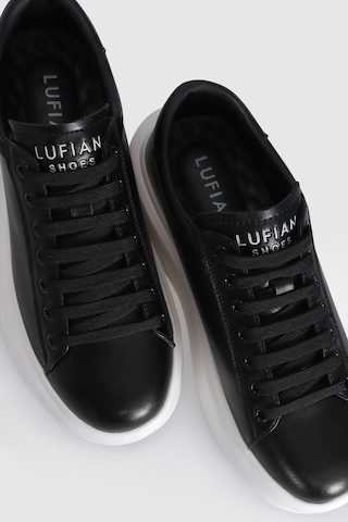 Lufian 121230109 Grace Unisex Hakiki Deri Sneaker Ayakkabı Siyah