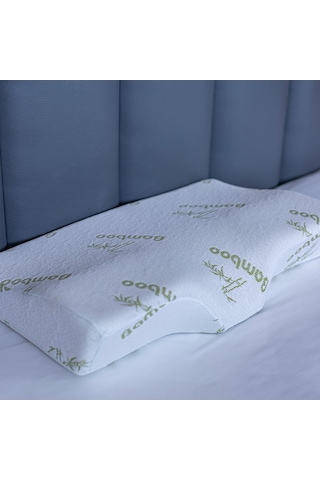 SimpleThePillow Servikal Visco Yastık Boyun Fıtığı Boyun Düzleşmesİ Boyun Ağrısı İçin Ortopedik Boyun Yastığı