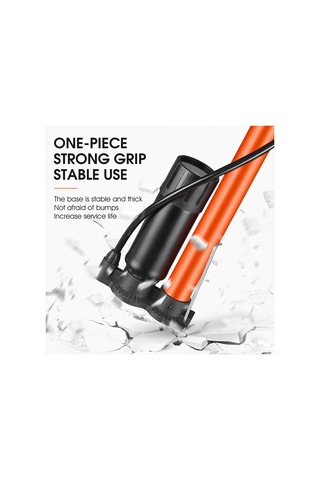 Yifomall Ev İçi Dikey El Pompa, 160psı Basınç, Çelik Gövde, Basınç Göstergeli, Bisiklet-elektrikli Araç-toplastik İçin 3 Valfli