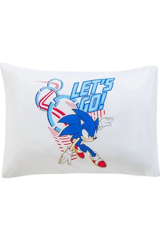 Karışık Sonic Baskılı Yastık Kılıfı 2'li 50x70 Cm Çok Renkli