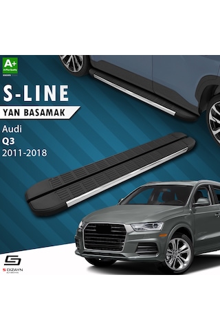 S-dizayn Audi Q3 8u S-line Krom Yan Basamak 173 Cm 2011-2018