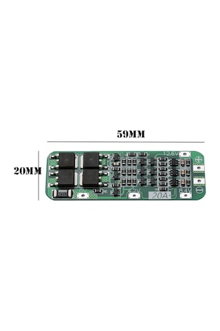 18650 Ve 26650 Pil İçin 3S Bms Şarj Devresi N11.675