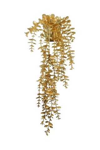 Gold Okaliptus 45 Cm New Collection Gold Elmas Saksıda Yapay Sarkan Bitki Gold