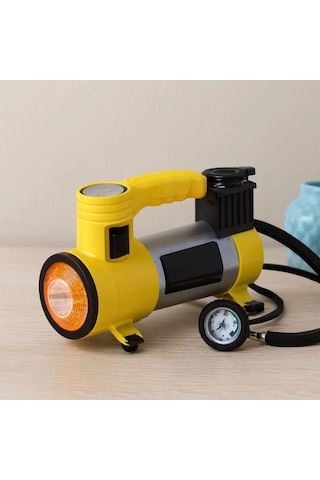 Jenerik 12v 150 Psı Araç Hava Kompresörü - Bar Göstergeli & Led