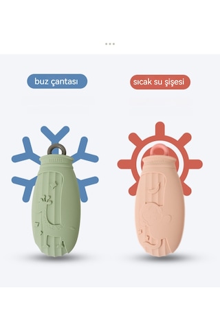 Yystore Sıcak Su Şişesi Kalınlaştırılmış Taşınabilir Patlamaya Dayanıklı Yeşil