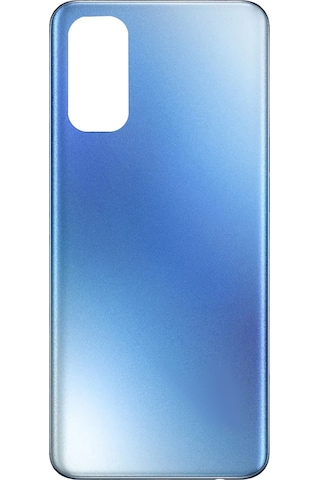 Teknonet Oppo Reno 4 Uyumlu Batarya Kapağı - Beyaz Beyaz