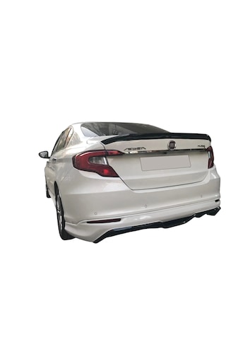 Fiat Egea Spoyler Plastik Spoiler Parlak Siyah