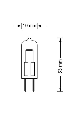 Osram Halojen Pin Taban Lambası G4 12 V 20 Watt 64428 300 Derece Fırın Lambası
