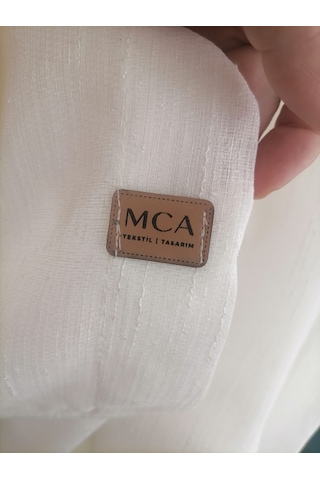 Mca Tekstil Tasarım Saten Güneşlik Ekru