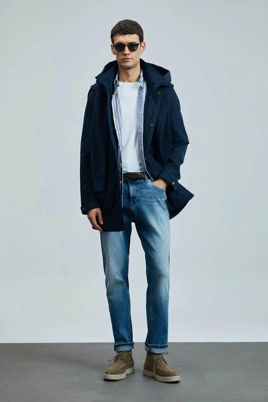 Lufian Alesso Smart Mavi Erkek Jean Pantolon 111200188 Mavi