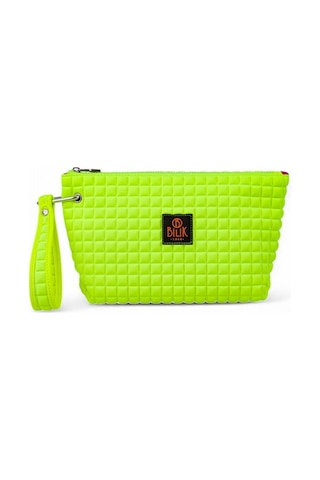 Bilik Deri Scuba Sarı Kadın Portföy & Clutch Çanta Yeliz Sarı