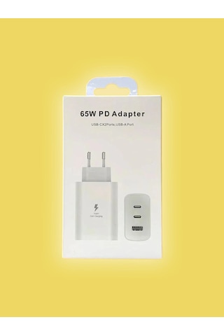 Eıma 65w Pd Hızlı Şarj Adaptörü 2xtype-c + Usb-a
