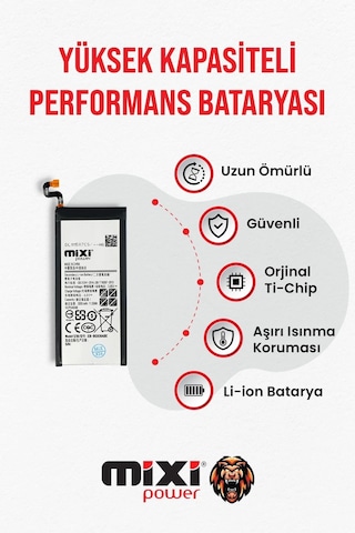 Samsung S7 Uyumlu Tam Kapasite Batarya