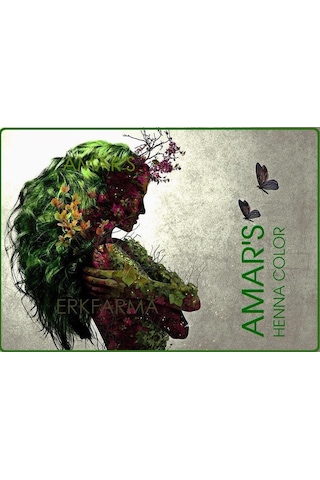 Amar's Kına İçeren Saç Boyası 6'lı 10 G Siyah