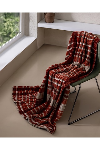 Fravonne Welsoft Baskılı Tv Battaniye - Kahverengi 8684427292167 Toprak