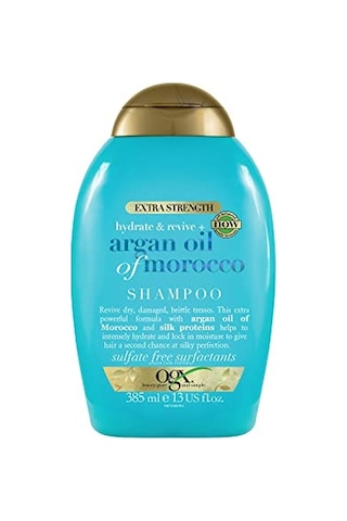 Ogx Renewing+ Argan Oil Of Morocco Onarıcı Sülfatsız Şampuan 385 Ml Fas Argan Yağı İçeren Nemlendirici Şampuan, Sülfat İçeren Yüzey Aktif Madde İçermeyen Yenileyici Onarım Şampuanı