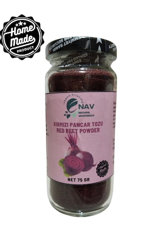 Nav Kırmızı Pancar Tozu Katkısız Koruyucusu Sağlıklı Cam Şişede