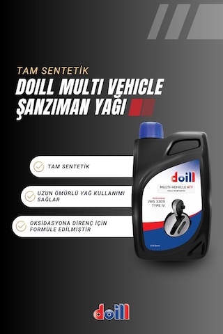 Atf Multı-vehıcle 1 Litre Tam Sentetik Otomatik Şanzıman Yağı Üretim Yılı: 2026