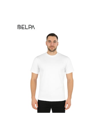Belpa Ceylanoğlu Penye Süprem Erkek Sıfır Yaka Atlet 6'lı % 100 Pamuk Beyaz