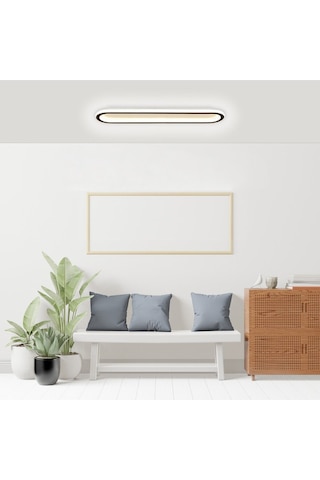 Samsung Ledli Tavan Tipi Plafonier Led Avize Siyah - Sarı