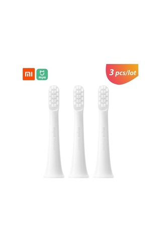 Didadodo Hallow Mijia T100 İçin Grup Diş Fırçası Kafası 3 Adet, Yeni Tasarım 11.8x5cm Çift Kişilik