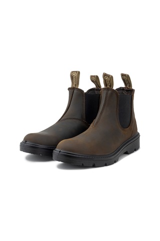 743 Marron Osc Erkek 9080 Natural World Bota Chelsea Nobuck Elastıcos 743 Marron Osc