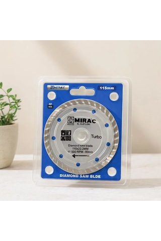 Jenerik 115 Mm Mermer Kesme Diski 22.2 Mm İnce Turbo