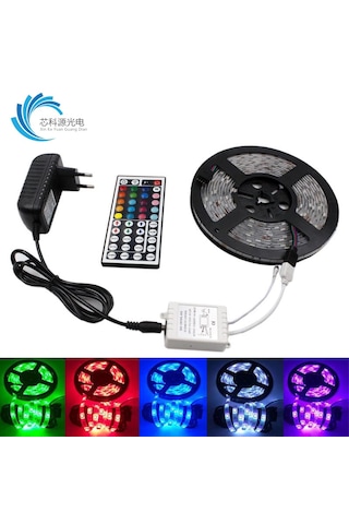 Şerit Led 5 Metre Kumandalı Animasyonlu Rgb 5332 .