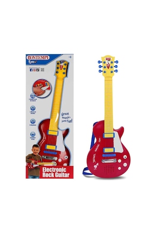 2045831 Sun-bnt-gitar Elektronik Tuşlu Telli Askılı Krmz