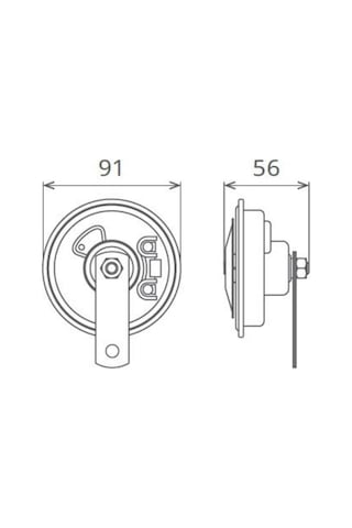 Seger 6v Didit Korna 335 Hz Kalın Ses