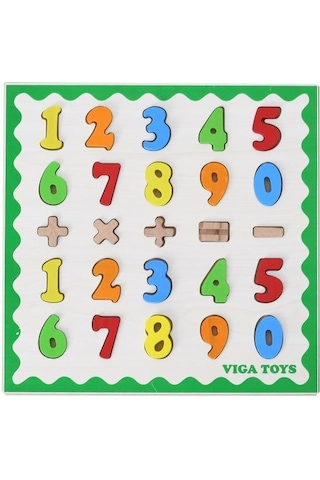 4 Işlem Matematik Tablası Puzzle Yeni