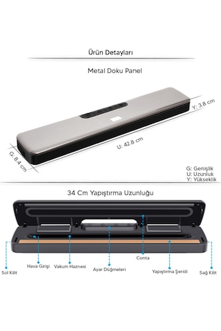 Besa 35 Cm Ev Tipi Gıda Vakum Makinesi