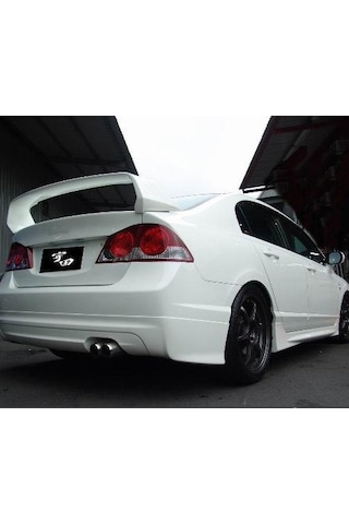 Honda Civic Fd6 (2006-2011) Mugen Arka Tampon Eki - Difüzör (plas
