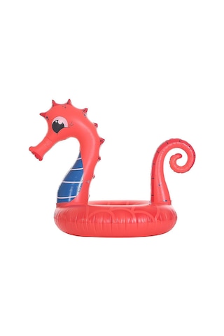 Deniz Atı Şeklinde Yüzen Şişme Yüzme Halkası Montajları Yüzen Plaj Yüzme Halkası Çok Renkli