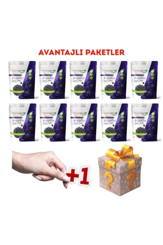 Freeze Dried Böğürtlen Dilimleri 10'lu Paket 20 G