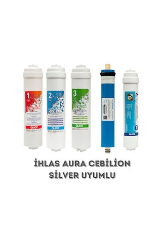 Aquahill Uyumlu Su Arıtma Cihazı Filtre Set  5'li