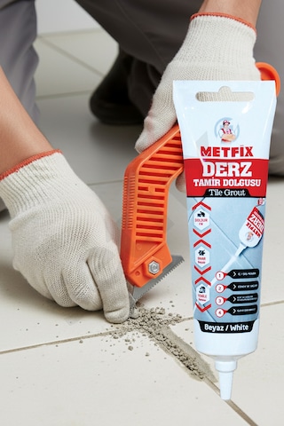 Derz Tamir Seti Beyaz Derz Tamir Dolgusu + Kazıyıcı Beyaz