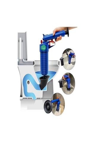 Maxilife Air Blaster Mutfak Tuvalet Lavabo Banyo Yüksek Basınçlı Püskürtücü Tıkanıklık Giderici Diğer