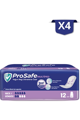 Prosafe Multiped Gece&gündüz 12'li X4