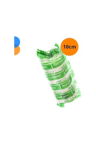 Gypsona Alçılı Sargı Çabuk Donan Alçı 10cm X 2m - 10 Adet