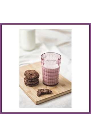 Twin Store Allegra Mürdüm Akrilik Bardak 400 Ml Şık Su Ve Meşrubat Bardağı Cam Değildir Kırılmaya Dayanıklı Tekli Bzstwın