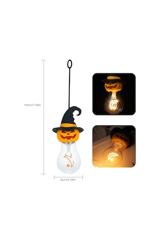 Wezone Halloween Dekorasyon: Ay Ve Yıldız Şekilli Filament Ampul, 3 Parlaklık Seviyeli, Şarj Edilebilir, Silikon Askılı, Sıcak Beyaz Işık Gümüş